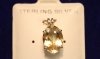Citrine, SS, Pendant